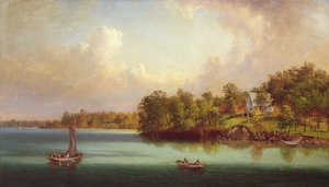 Dia de verão no lago, c.1880