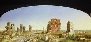 O Caminho Appiano, 1869 de John Linton Chapman
