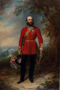 Marechal de Campo HRH George William Frederick Charles, 2º Duque de Cambridge, 1862 por volta de