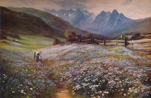 Junho no Tirol austríaco, c1892