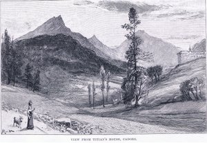 Vista da casa de Ticiano, de The Magazine of Art 1893, Cassell and Company de John MacWhirter