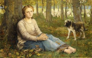 Uma pastora e seu rebanho, 1878-9