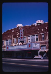 Kaw Theater, Washington Street, Junction City, Kansas, EUA