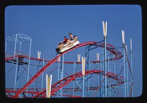 Carro de montanha-russa, Atlantic City, Nova Jersey, EUA