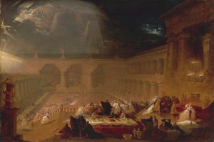 Festa de Belshazzar de John Martin