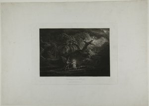 Cristo tentado no deserto de John Martin
