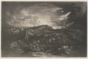 Queda das muralhas de Jericó de John Martin