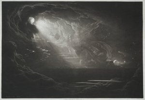 Paraíso Perdido: A Criação da Luz, 1824. de John Martin
