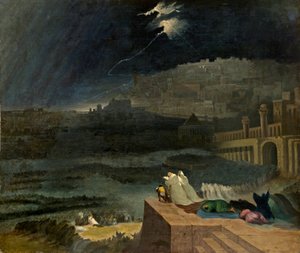 Arrependimento de Nínive, c.1840 de John Martin