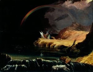 The Covenant, c.1843 (óleo sobre tela) de John Martin