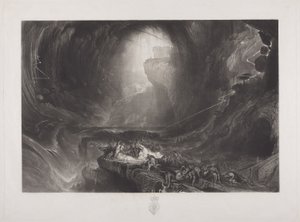 O Dilúvio, c.1828 (wc no papel) de John Martin