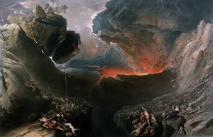 O Grande Dia de sua ira, gravado por Charles Mottram (1807-76), publicado por Thomas McLean, Londres, em 1857 (gravura colorida à mão)