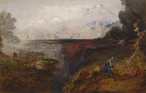 O Juízo Final (estudo) de John Martin