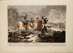 A fuga de Bonaparte da batalha de Krasnoi, 1814