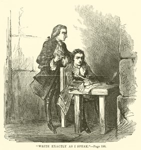 Ilustração para um conto de duas cidades por Charles Dickens