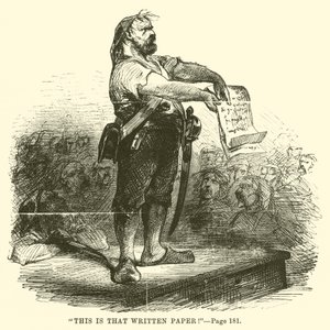 Ilustração para um conto de duas cidades por Charles Dickens