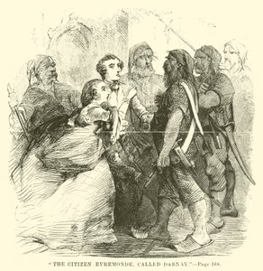 Ilustração para um conto de duas cidades por Charles Dickens