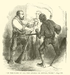 Ilustração para um conto de duas cidades por Charles Dickens