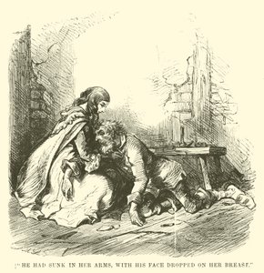 Ilustração para um conto de duas cidades por Charles Dickens de John McLenan