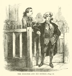 Ilustração para um conto de duas cidades por Charles Dickens