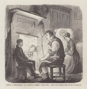 Ilustração para grandes expectativas de John McLenan