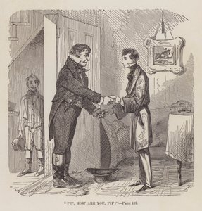 &39;Pip, How are you Pip&39;, ilustração para &39;Great Expectations&39; de Charles Dickens, 1861