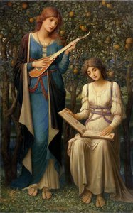 Quando as maçãs eram douradas e as canções eram doces mas o verão tinha passado, c.1906 (óleo sobre tela)