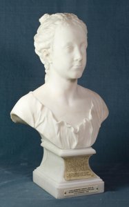 Busto de Margaret Cavendish, mais tarde Duquesa de Portland, c.1723 (mármore) de John Michael Rysbrack
