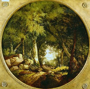 A Pista da Floresta (óleo sobre tela)