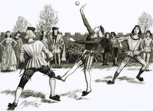Jeu de Paume, uma espécie de andebol