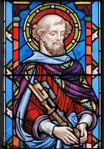 São Pedro, detalhe da Crucificação, 1861 (vitral)