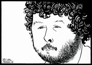 BIRTWISTLE, Harrison - caricatura de John Minnion Compositor inglês de John Minnion