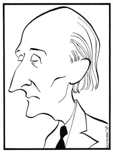 Frederick Delius - caricatura de John Minnion - compositor inglês - 29 de janeiro de 1862 - 10 de junho de 1934 de John Minnion
