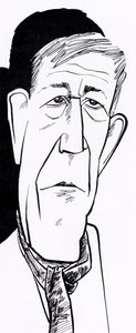 Oskar Kokoschka, caricaturas de John Minnion