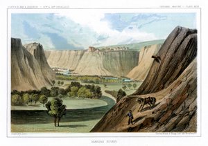 Marias River, Montana, EUA, 1856.