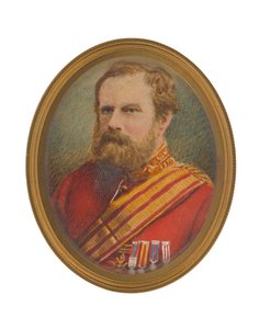 Tenente-General David Pott (1812-1881) em uniforme do pessoal