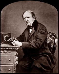 Retrato de William Henry Fox Talbot (1800-1877). Físico inglês e pioneiro da fotografia, 1864.