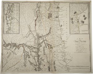 Um mapa da Província de Nova York com parte da Pensylvania e Nova Inglaterra, a partir de uma pesquisa do Capitão Montrésor, engenheiro, 1775, 10 de junho de 1775.