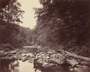 O Wissahickon Creek perto de Filadélfia, c. 1863.