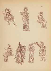 Fato de mulher da Grécia Antiga (litografia) de John Moyr Smith