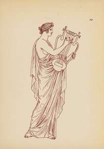 Fato de mulher da Grécia Antiga (litografia) de John Moyr Smith