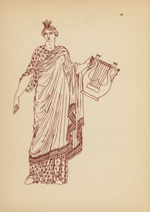 Fato de mulher da Grécia Antiga (litografia) de John Moyr Smith