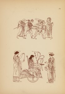 Fato de mulher da Grécia Antiga (litografia) de John Moyr Smith