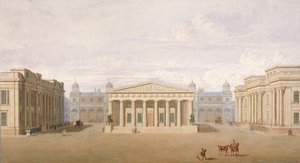 Trafalgar Square, Westminster, Londres, 1828 de John Nash