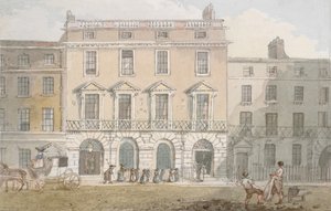 Freemasons Hall and Tavern, Grande Queen Street, c.1800 (wc no papel)
