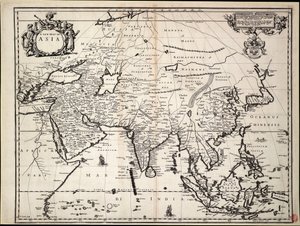Um novo mapa da Ásia de John Ogilby