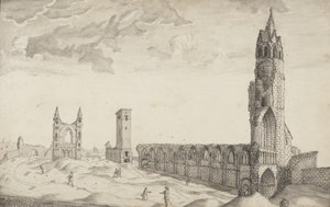 St Andrews Delineado (caneta e papel) de John Oliphant