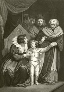 Elizabeth Woodville entregando seu filho de John Opie