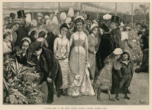 Um show de flores nos jardins da Royal Botanic Society, Regent&39;s Park, Londres de John P. Ernslie