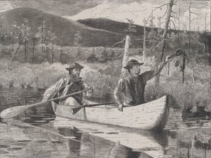 Trapping in the Adirondacks Every Saturday, Vol. I, Nova Série, 24 de outubro de 1870.